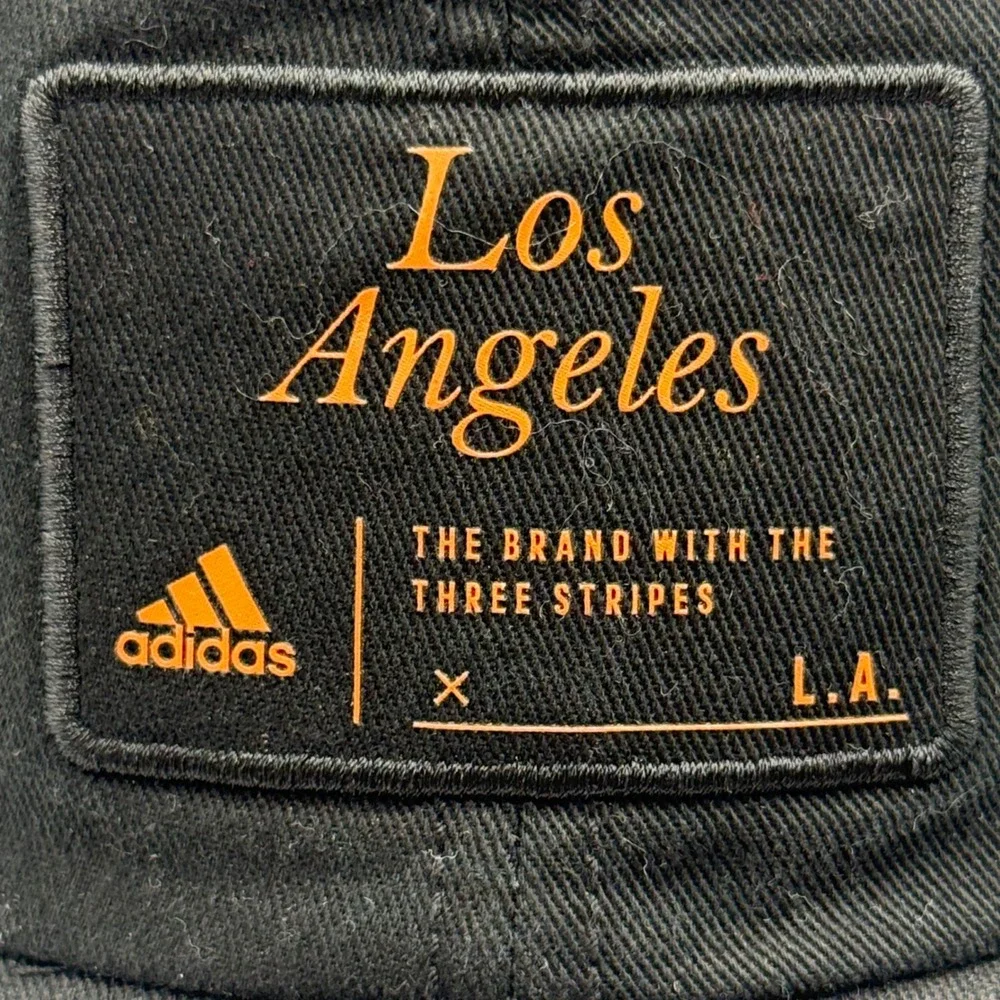 Adidas Los‎ Angeles Hat Baseball Cap Adjustable Strapback Black Mens
